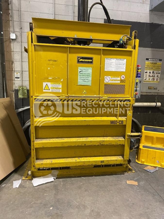 Used Harmony Five (5) M60-CB Vertical Balers