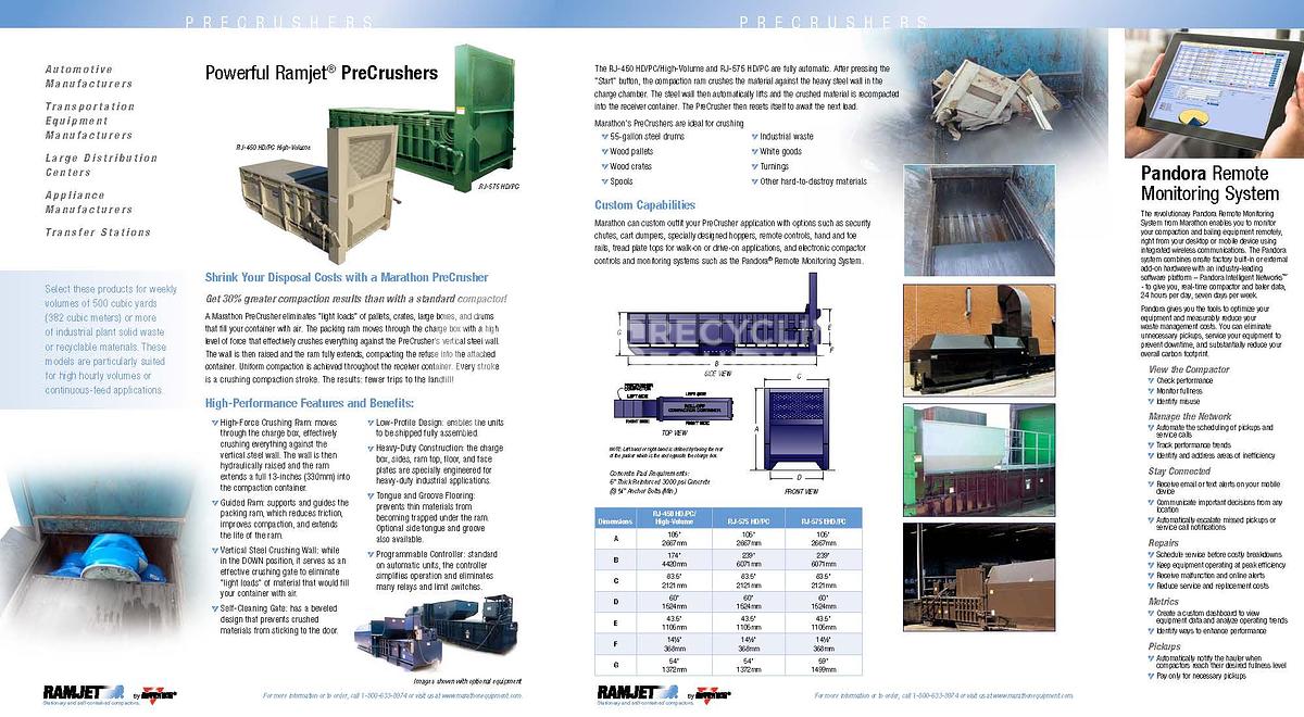 Used Marathon RJ 450PC-HD