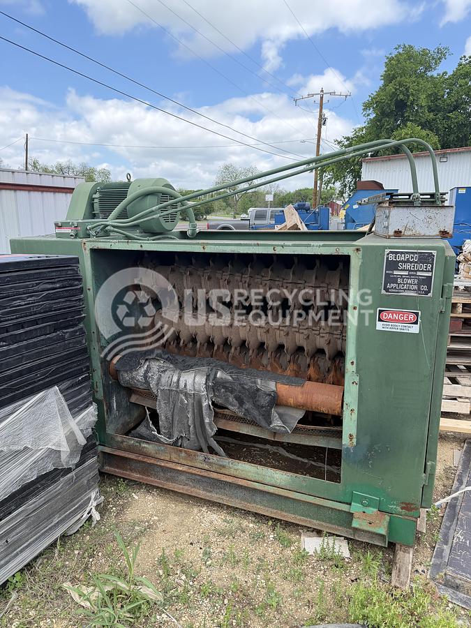 Used Bloapco 4CAXS-3058H Heavy Duty Shredder