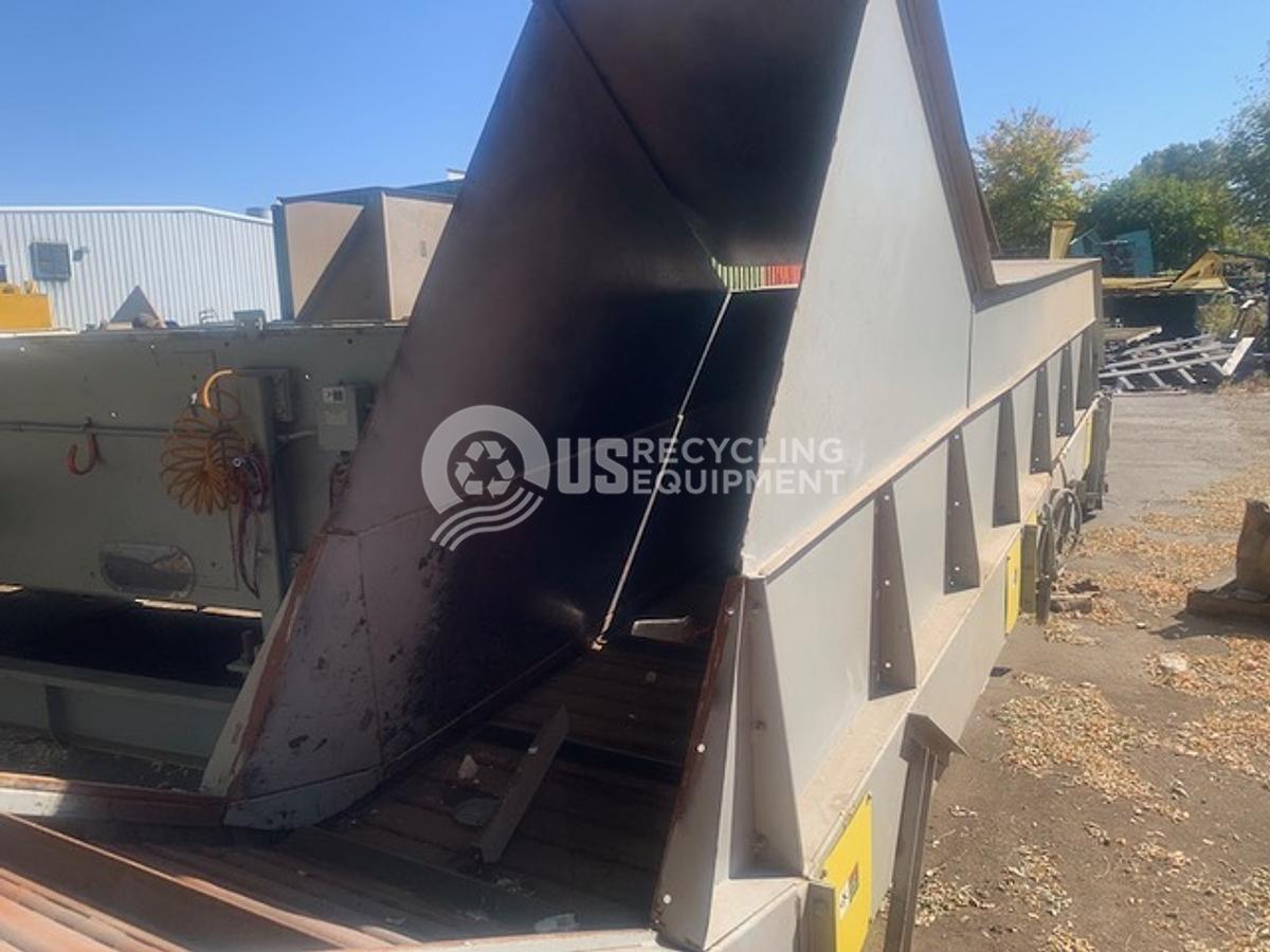 Used Unknown Manufacturer: Used 11' x 36" Steel Belt Conveyor