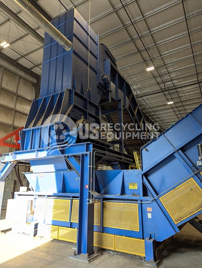 Used 2022 American Pulverizer Pre-Shredder/Conveyor System