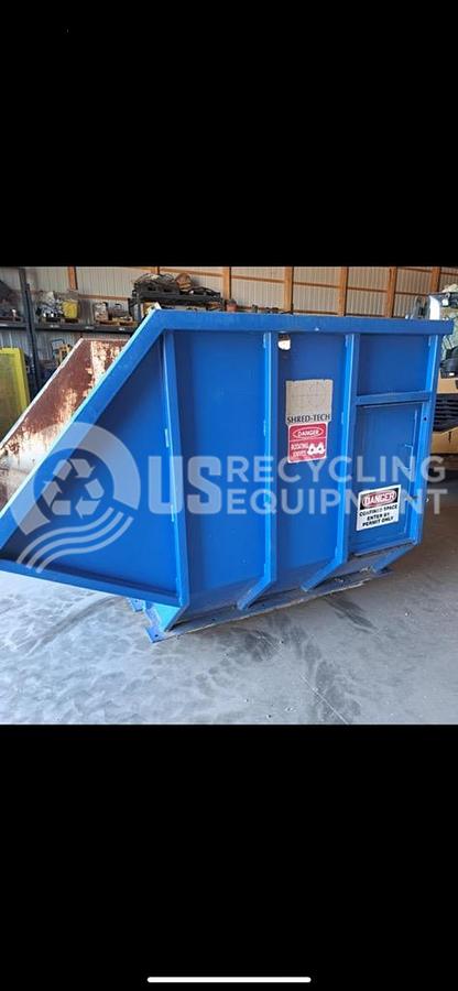 Used Shred-Tech (2) 150 HP Single Shaft Shredder