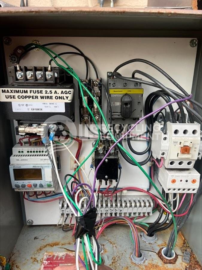 Used PTR Two (2) TP4000 Stationary Compactors