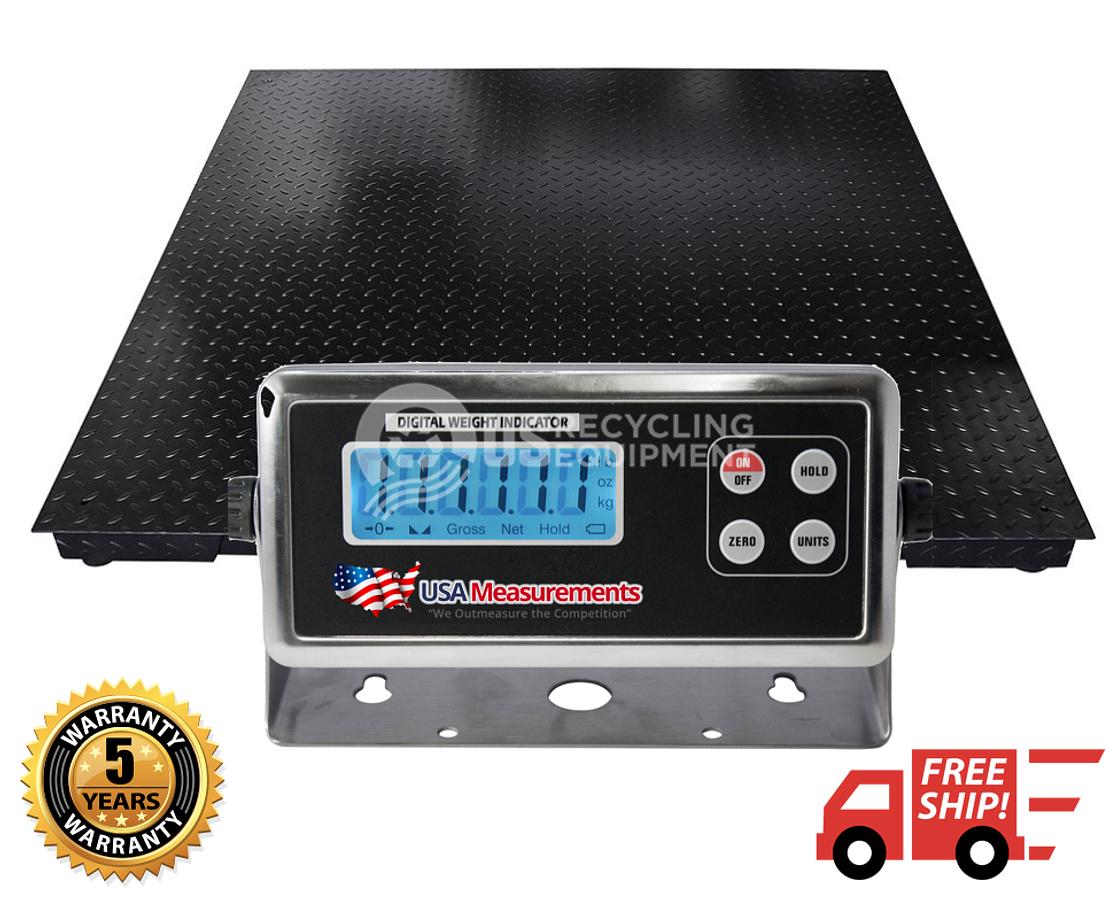 Used Prime USA Scales 60" x 60" 10K Floor Scale