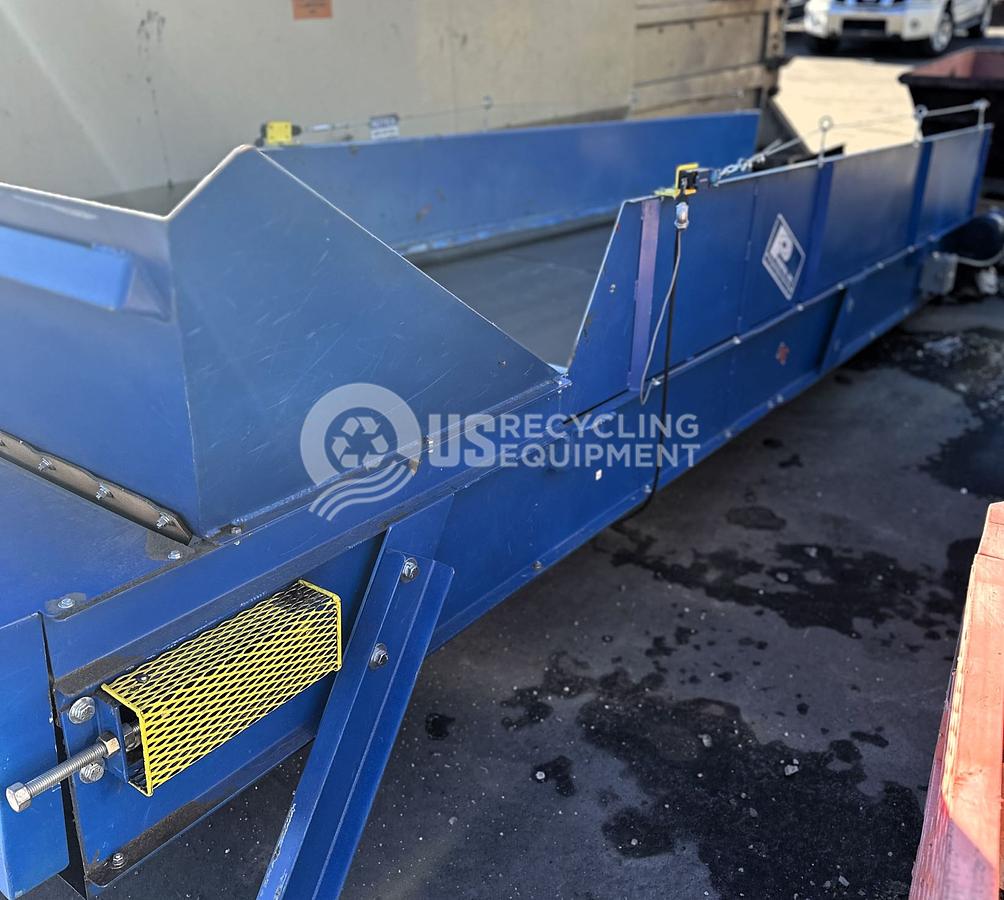 Used American PW3560 Closed Door Horizontal Baler with Conveyor