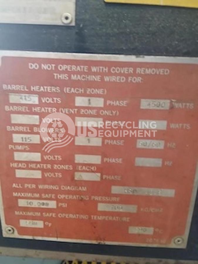 Used Davis Standard Four (4) DS-20 2" Single Screw Extruders