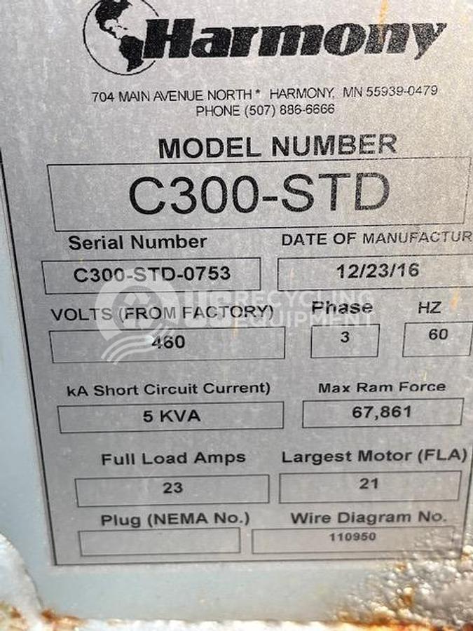 Used Harmony Three (3) C300-STD Stationary