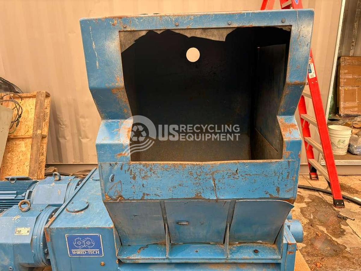 Used Shred Tech ST-50 Dual Shaft with Conveyor