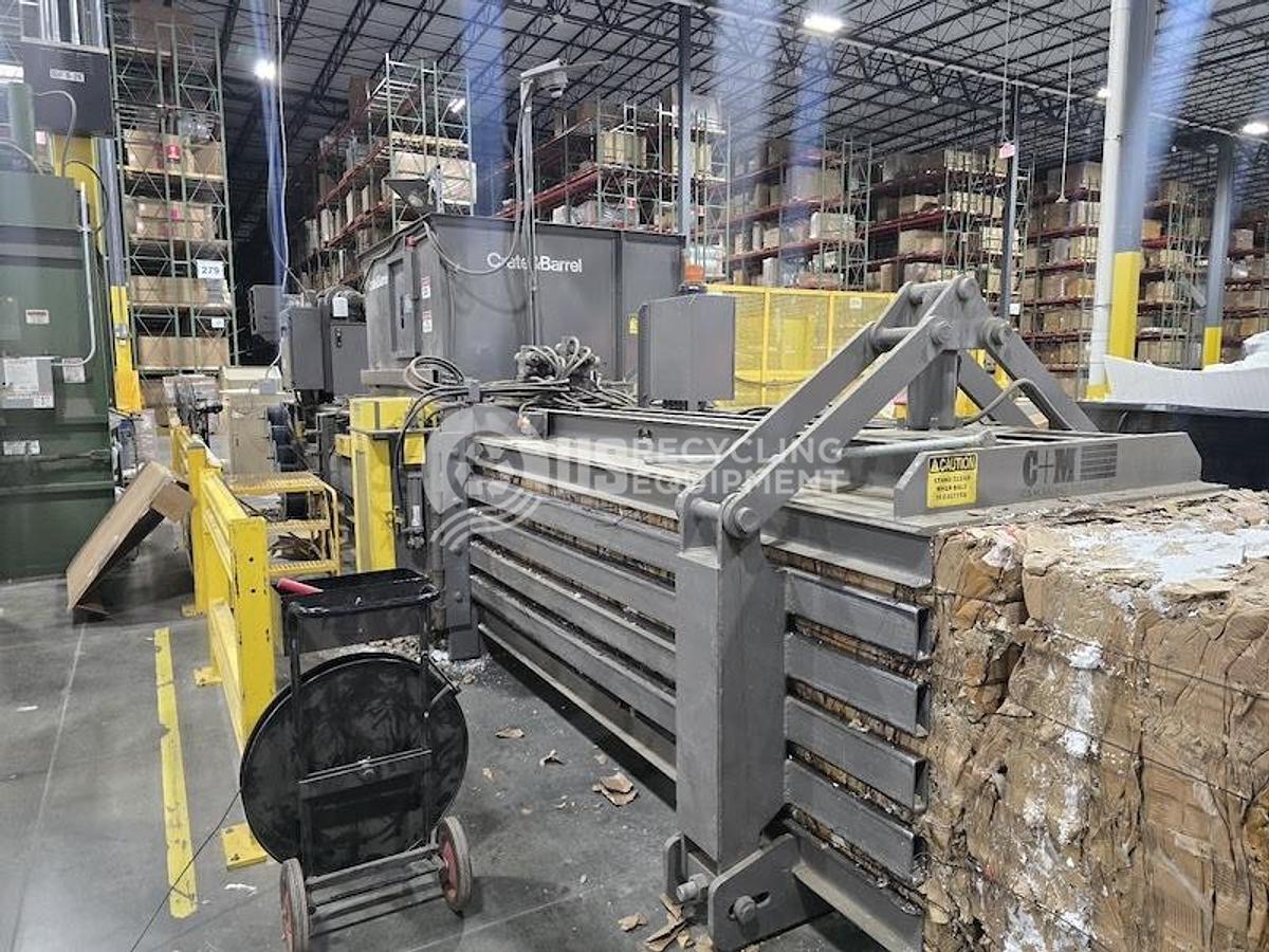 Used 2008 C&M 7846AT210 Open End Auto Tie Horizontal