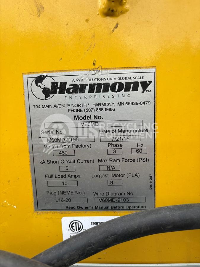 Used 2015 Harmony M60MD
