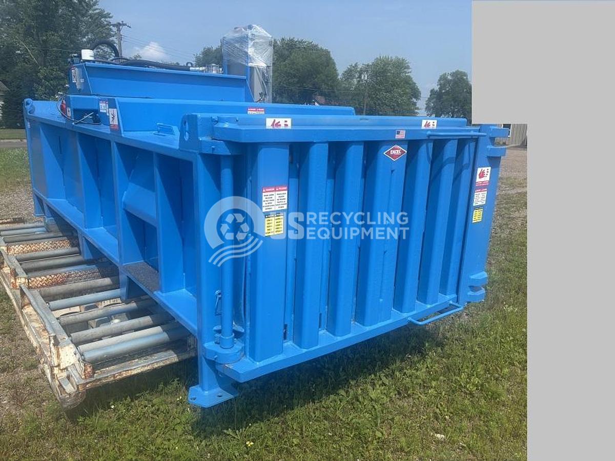 Refurbished Excel EX-63 Closed Door Baler with Conveyor