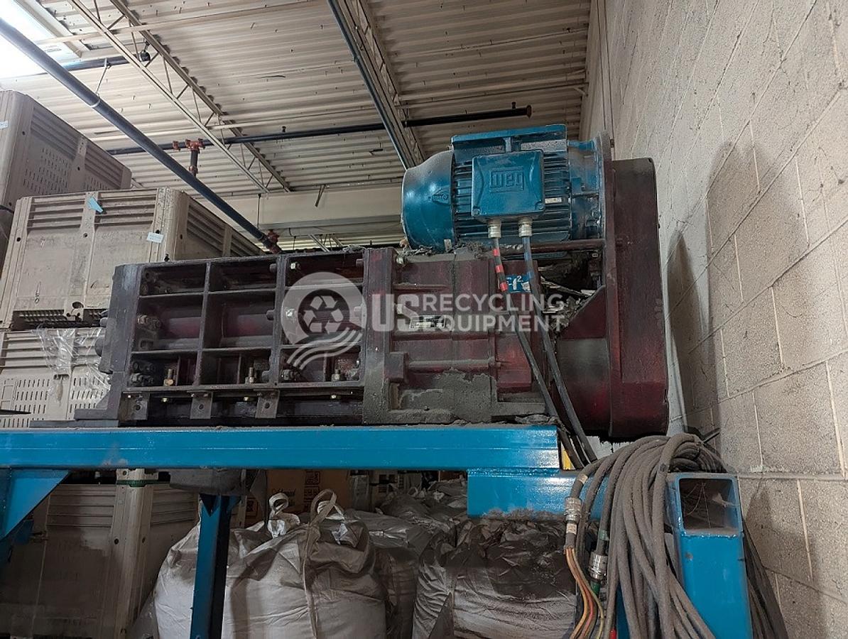 Used Untha 60HP Quad Shaft Shredder