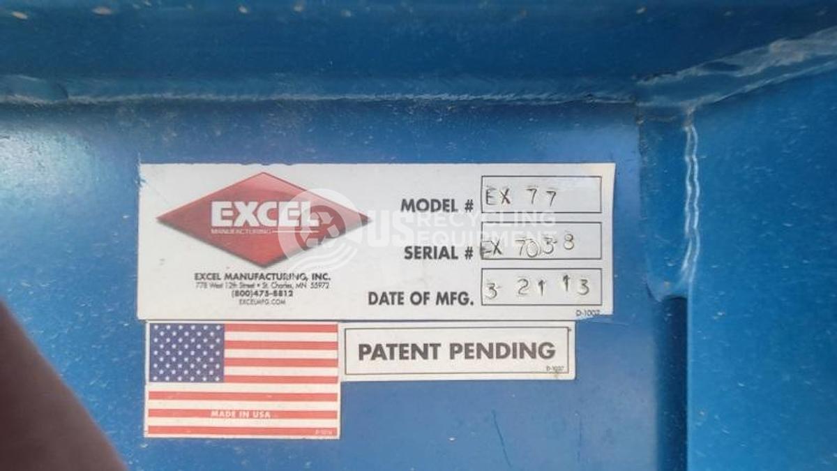 Used 2013 Excel EX-77 Non Ferrous Closed Door