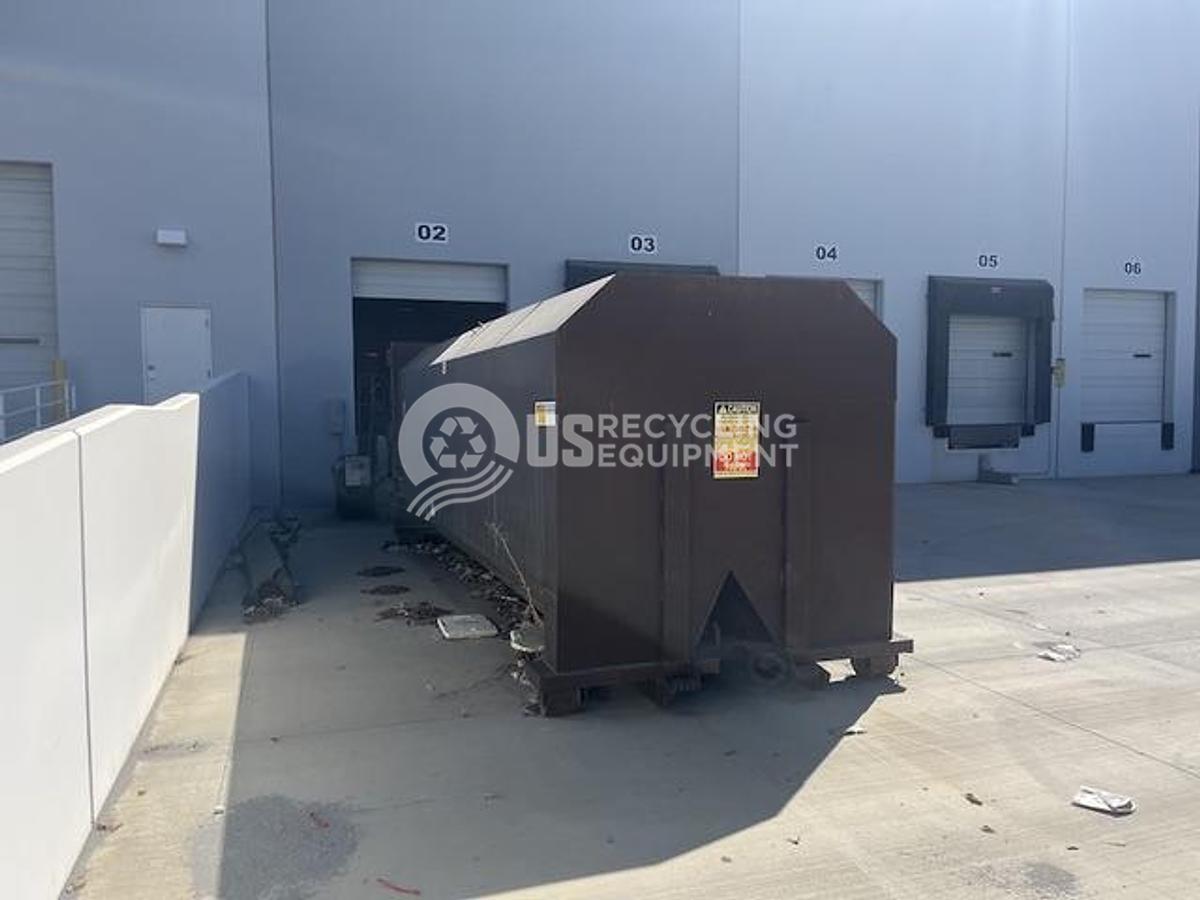 Used 2020 PTR TP4000HD Stationary Compactor with 40Yd Reciever Box