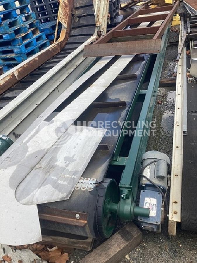 Used Unknown Manufacturer: New 30 inch Cleated Infeed Conveyer
