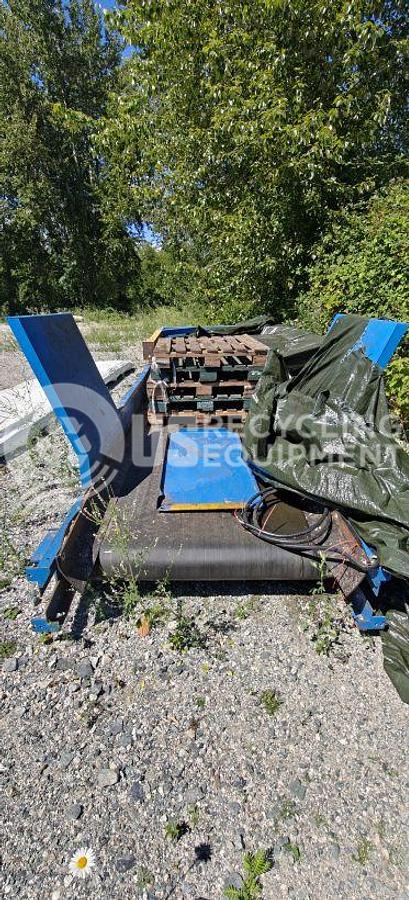 Used Unknown Manufacturer Used 22 ft x 48 inch Flat Rubber Belt Conveyor