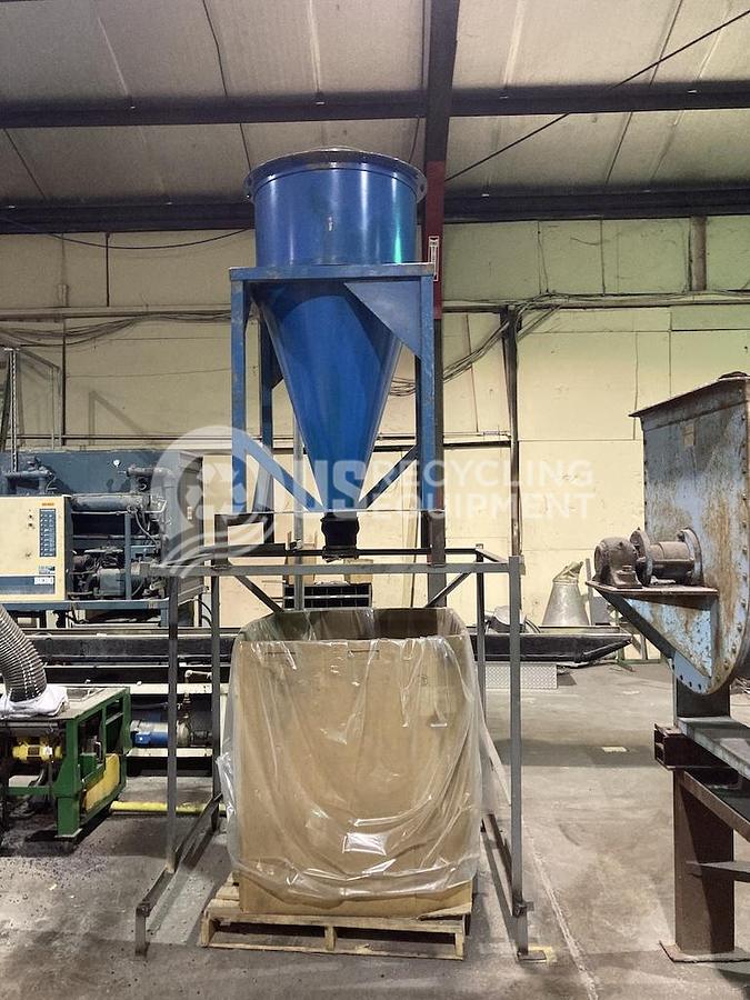 Used Sterling Plastic Machine Corp LD24-1 4.5 inch Extruder Peletizing LIne