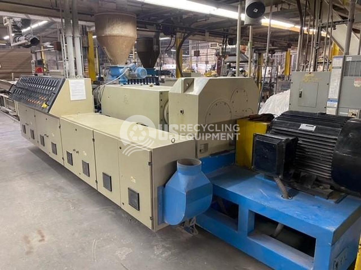 Used Jinhu 92MM Twin Screw Extruder