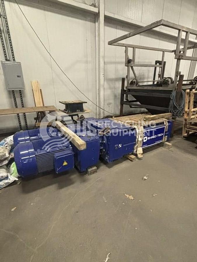 2023 Shred Tech ST-75 ES Dual Shaft Shredder with Enclosure