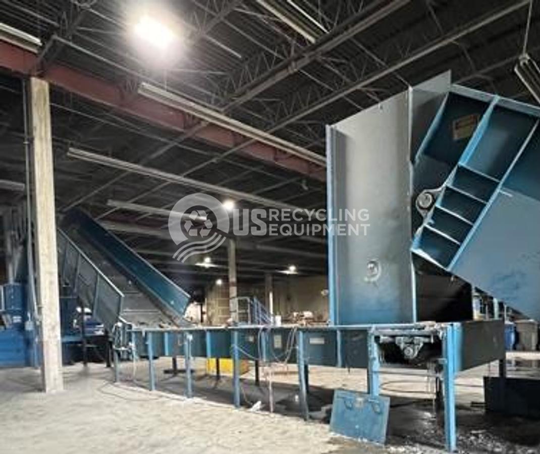 Used Karl Schmidt Rubber Belt Infeed Conveyor