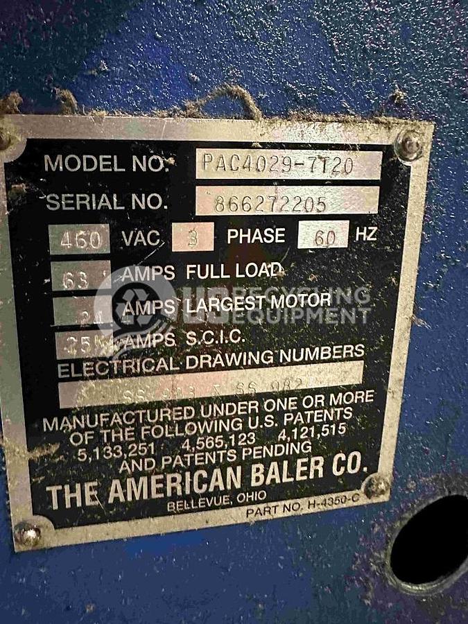 Used American Baler PAC4029-7T20