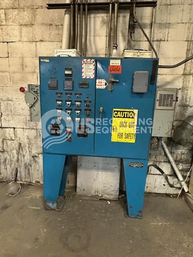 Used Welex 2008732 Single Screw Extruder with Pelletizer