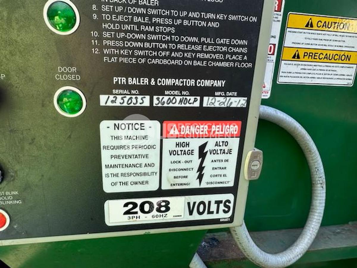 Used 2012 PTR 3600HDLP