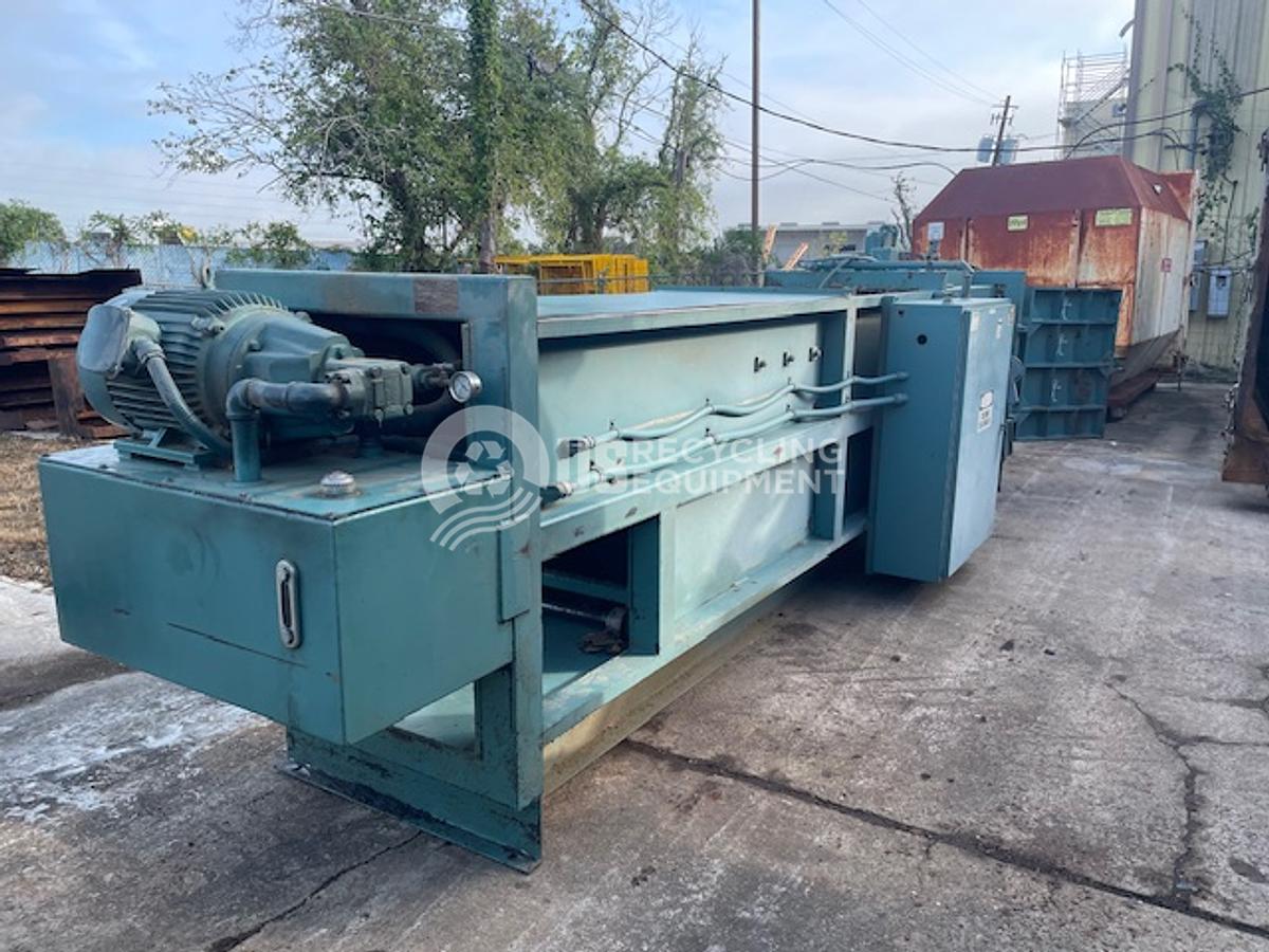 Used Maren Shredder/Conveyor/Horizontal Baler/Dust Control System
