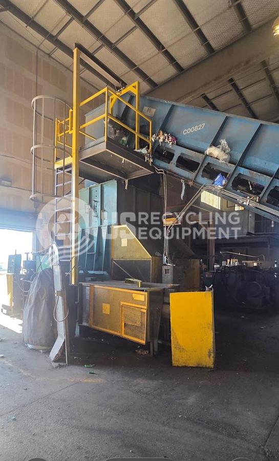 Used 2005 IPS 1388-200 Two Ram Horizontal with infeed conveyor
