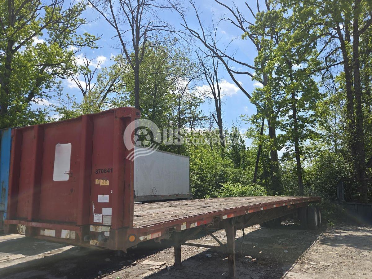 Used 2002 Fontaine Tandem Axel Flatbed Trailer