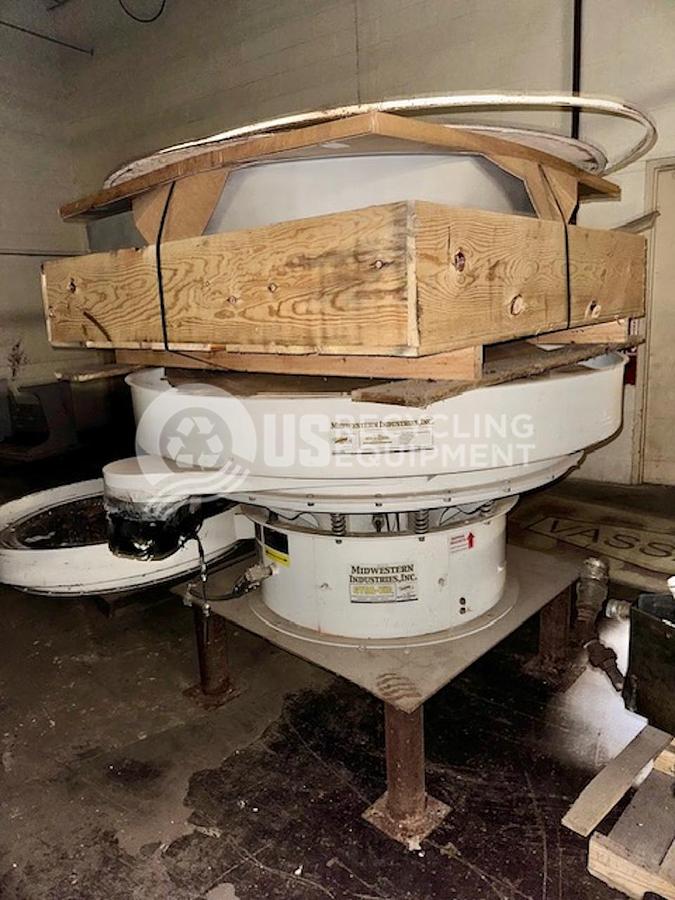 Used Midwestern MR60C60-72-R Vibratory Seperator