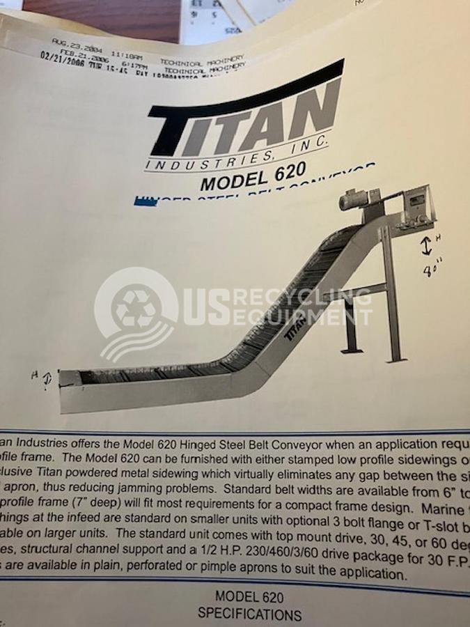 Used Titan 620 Hockey Stick Steel Belt