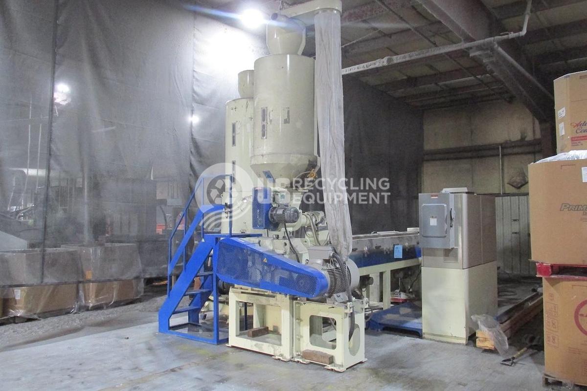 Used 2014 Chi Chang CC TY-120-100LW Pelletizing Extrusion Line