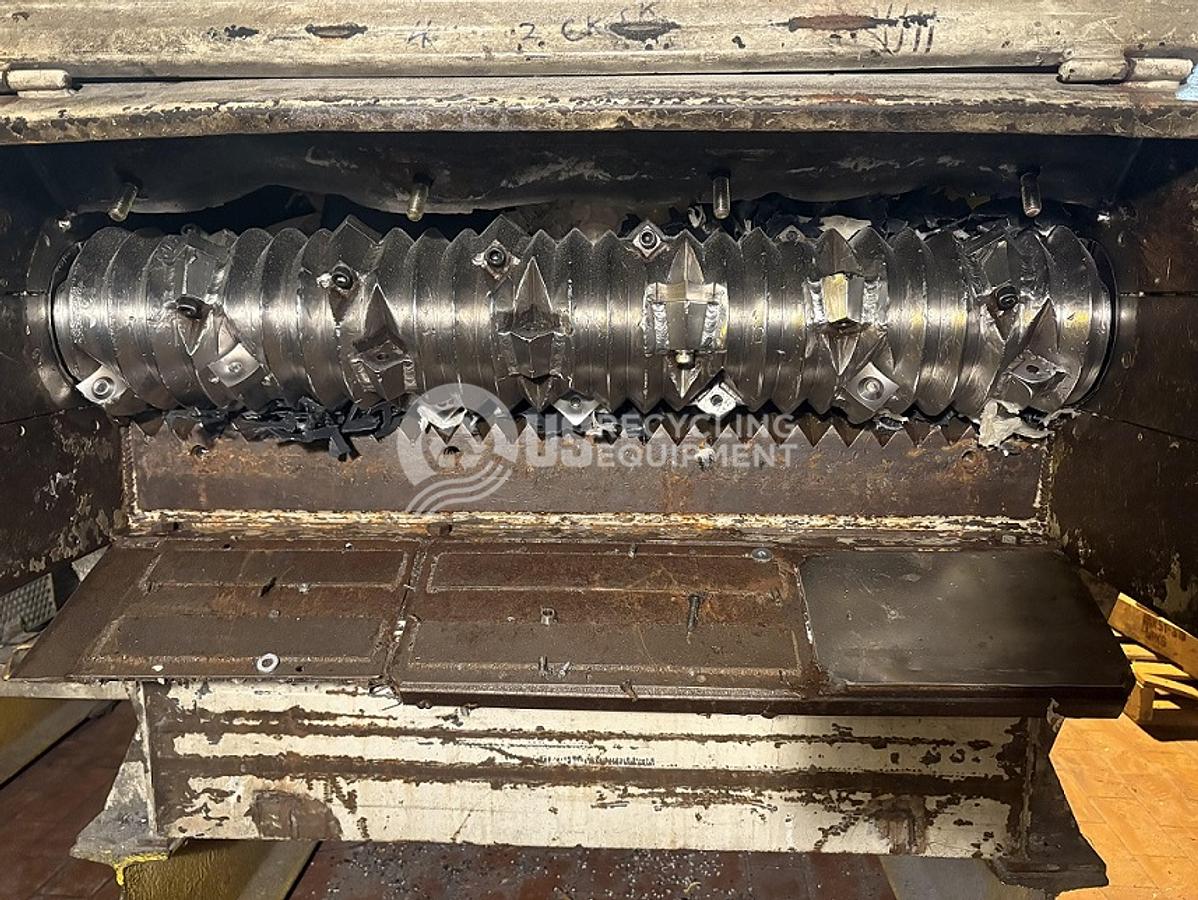 Used Vecoplan 30HP Single Shaft Shredder