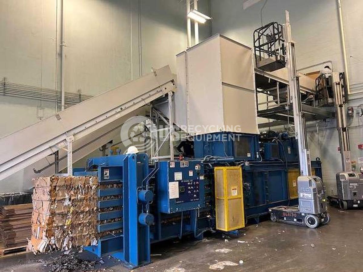 Used 2009 IPS AT864-30 Wide Mouth Auto Tie Horizontal Baler