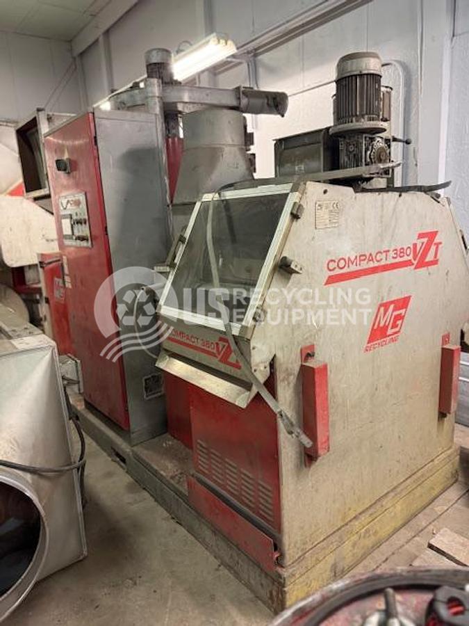 Used 2013 MG Recycling 380VZT Wire Granulation System