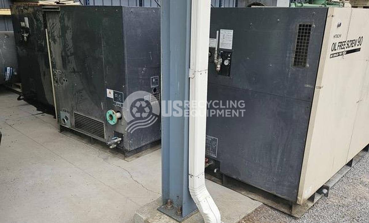 Used Hitachi DSP-90A6-M125 Oil-Free Screw 90 Air Compressor