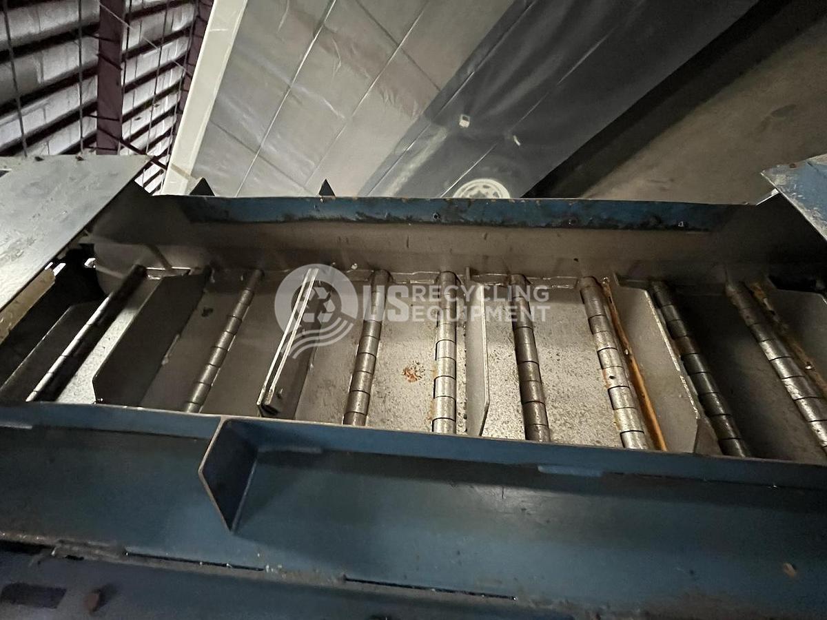 Used Mayfran 18" x 19' Hockey Stick Steel Belt Conveyor