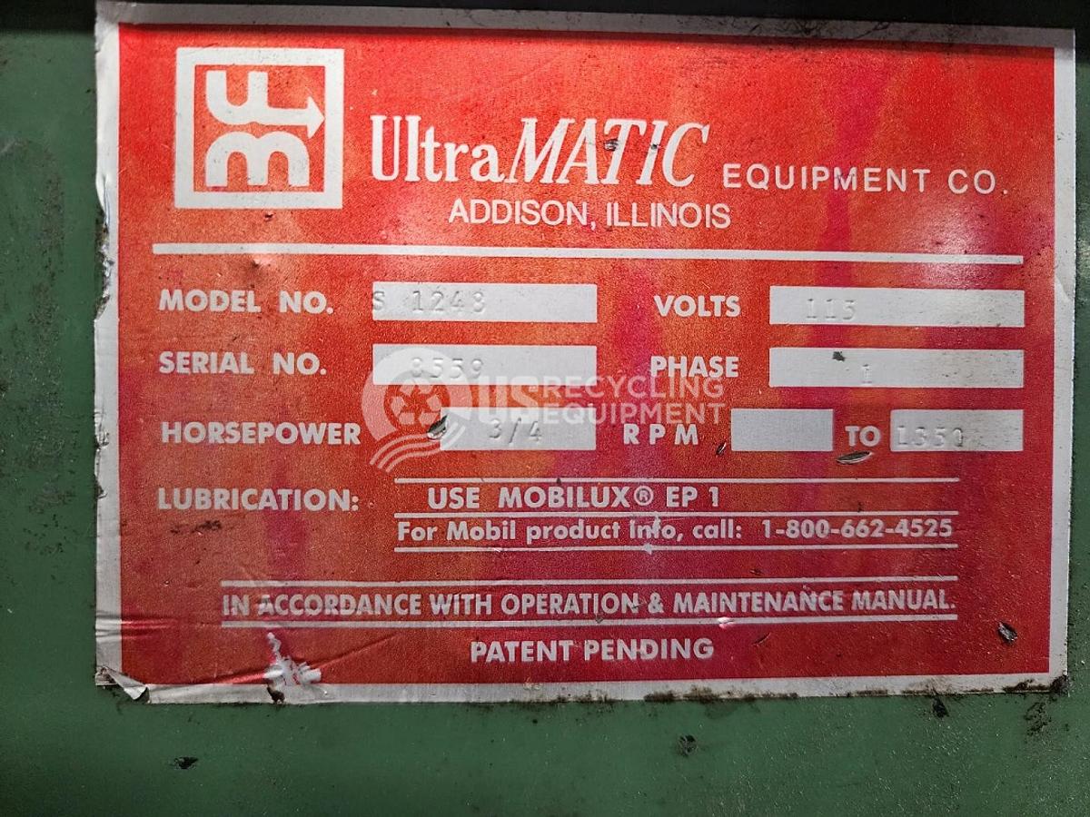 Used Ultramatic Partially Refurbished 2 Deck Screener