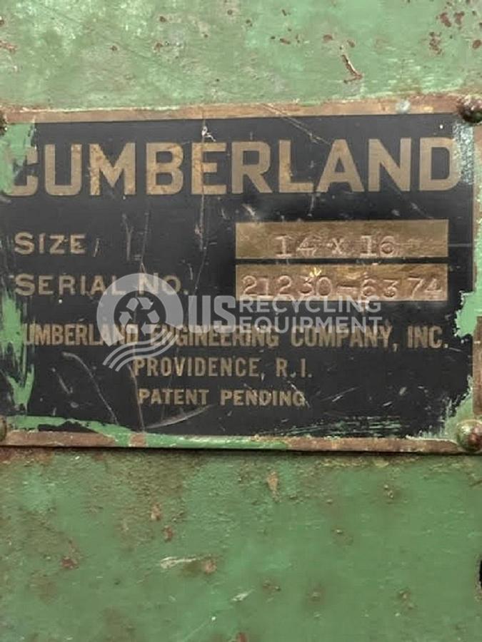 Used Cumberland Two (2) 20HP Granulators