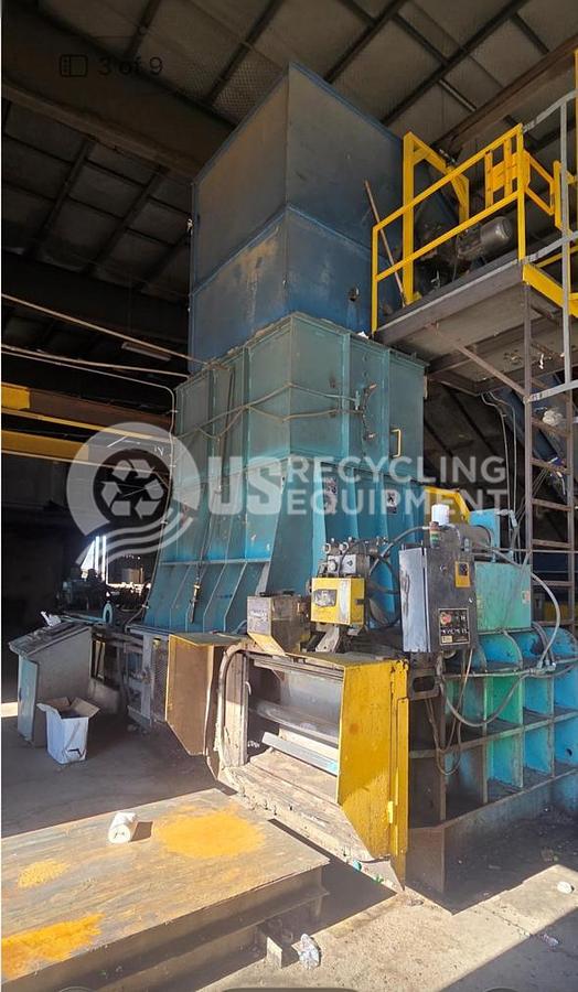 Used 2005 IPS 1388-200 Two Ram Horizontal with infeed conveyor