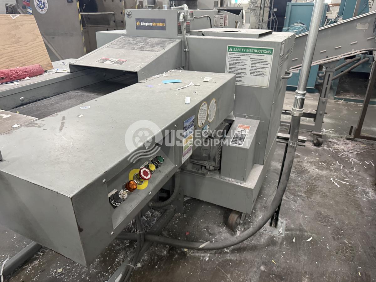 Used 2016 Allegheny 18-250C Paper Shredder