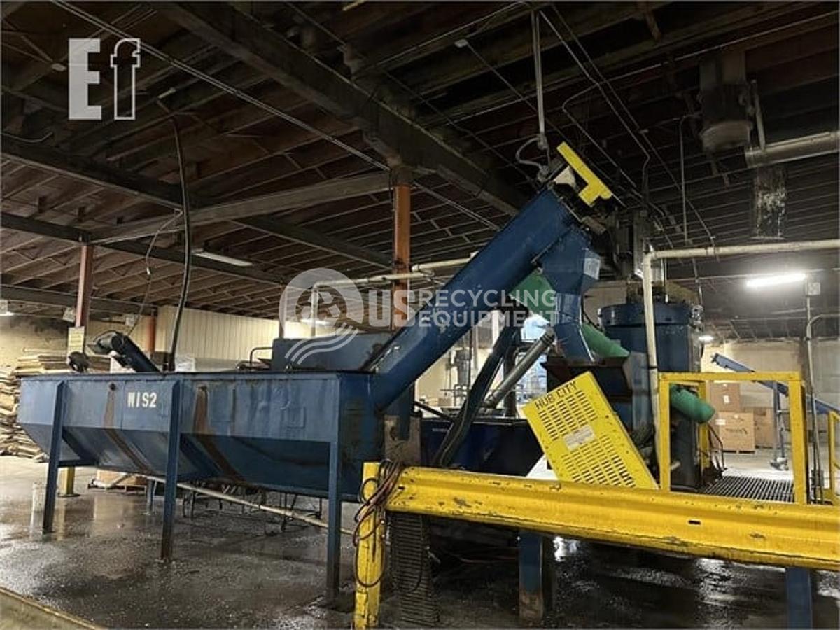 Used Unknown Manufacturer: Used Plastics Recycling Complete Wash Line