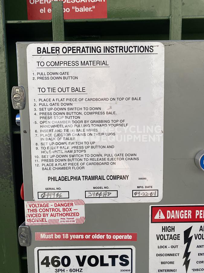 Used Used PTR Vertical Baler