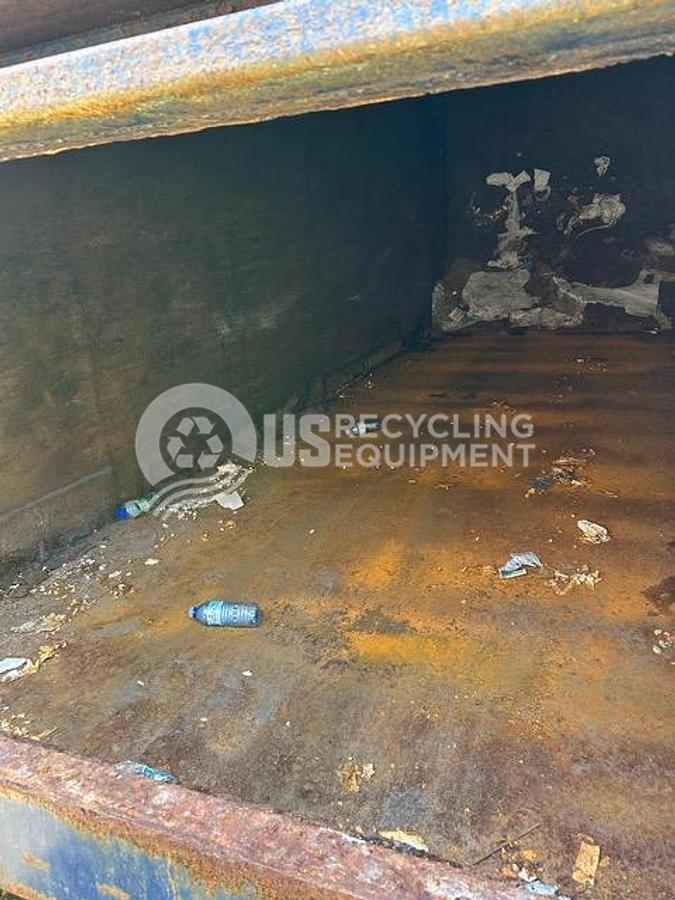 Used HydraPak Model 1500 2 Yard Stationary with 40 Yard Receiver Box