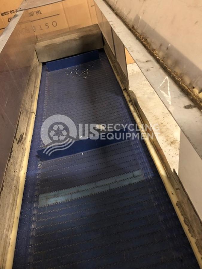 Used Unknown Manufacturer: Used 20' Hockey Stick Infeed Conveyor