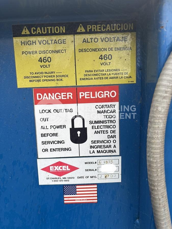 Used 2008 Excel 2R63 with Feed Conveyor