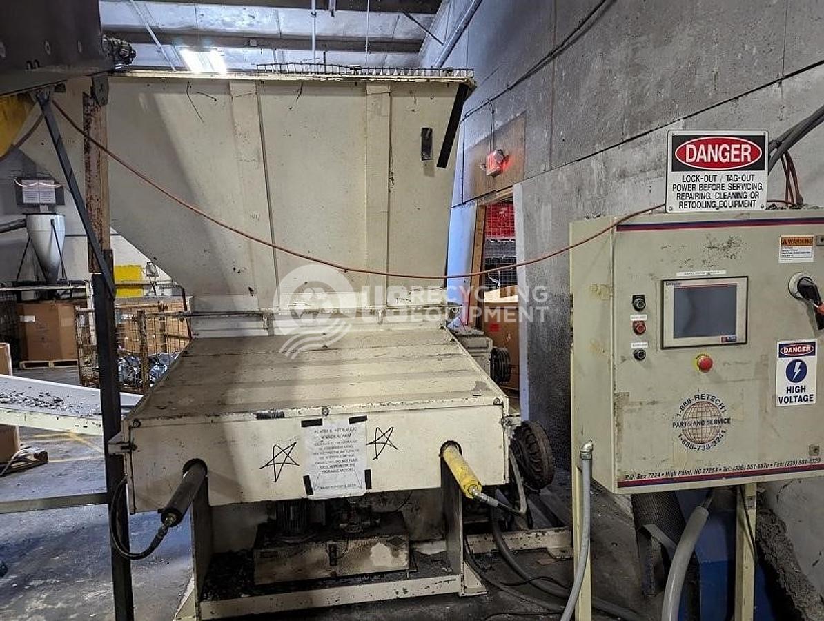 Used Vecoplan RG 52/60 Single Shaft Shredder System