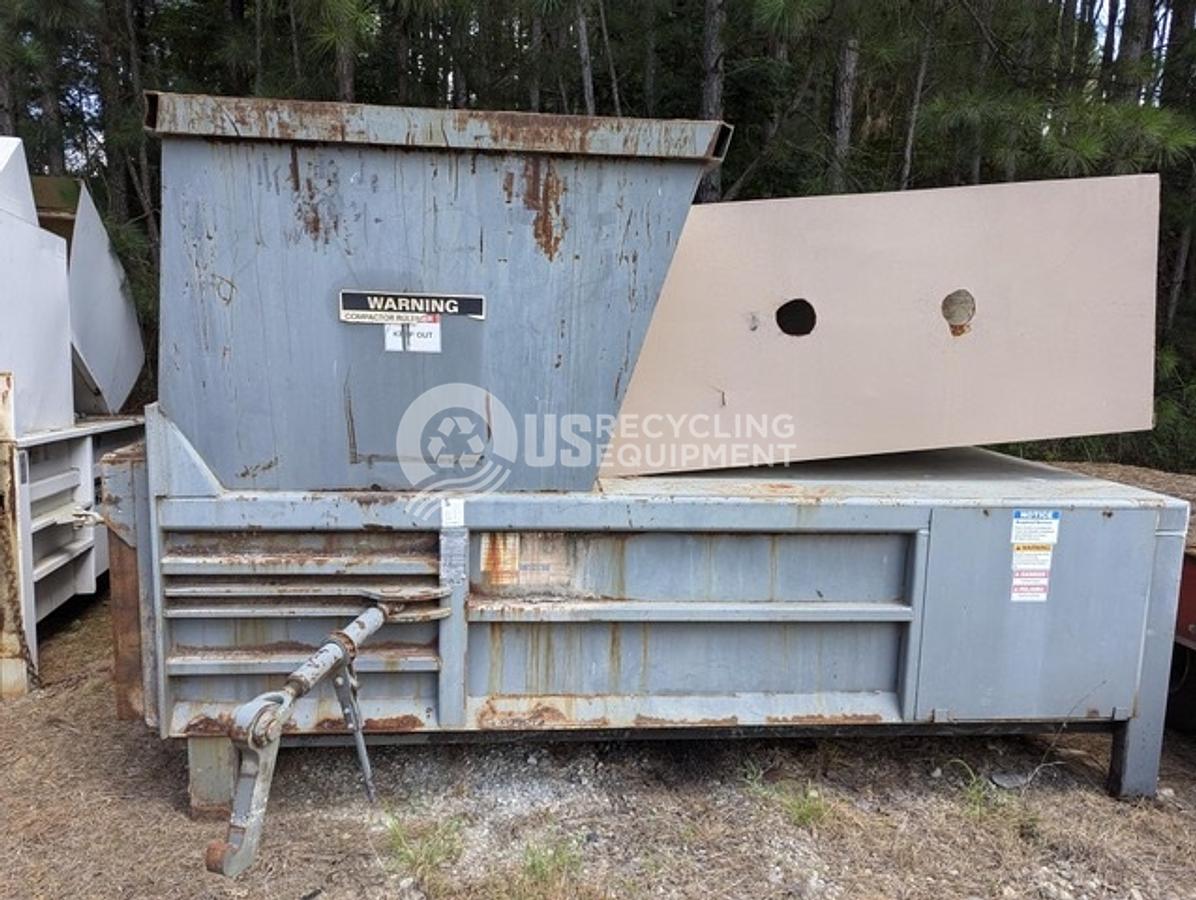 Used JV Manufacturing/Marathon/Wastequip Four (4) Stationary Compactors