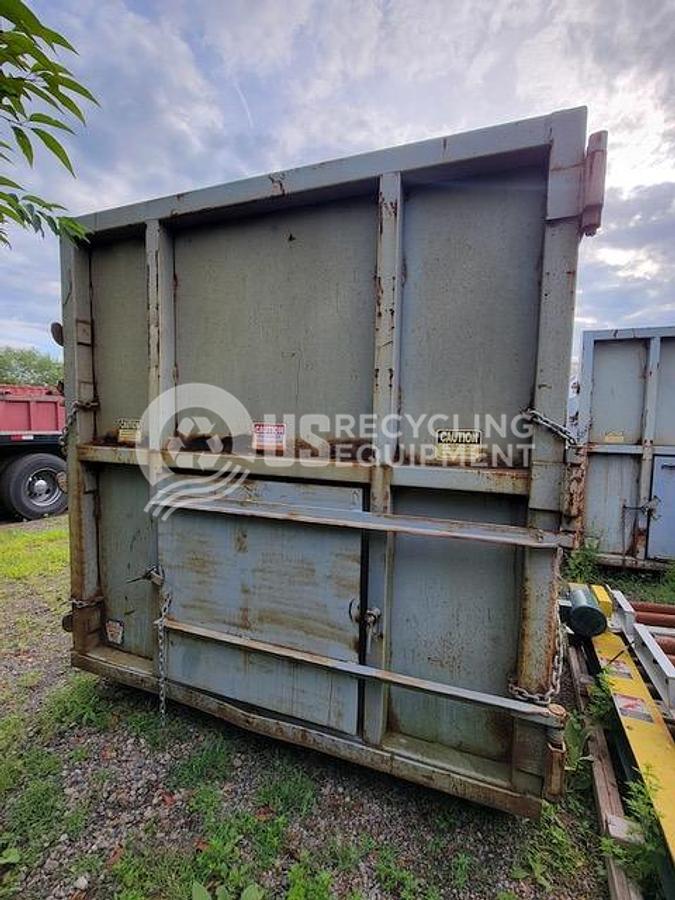 Used Two (2) Northeast Industrial 40 Yard Octagon Receiver Box